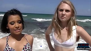 Unpaid teen picked up on the beach and fucked in a van